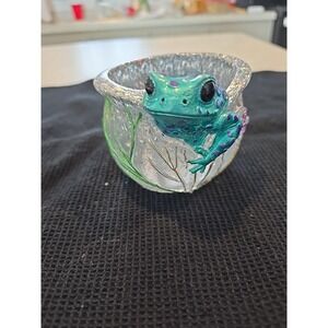 Resin Handmade Frog Flower Pot Decoration Gift Plants. 681